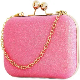 d'vine luxe Party Pink, Gold Clutch-picture-31