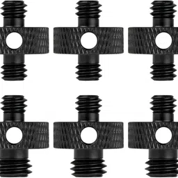 MILLETS Camera Mount Screw 1/4" Male to 1/4" Male & 1/4" Male to 3/8" Male Tripod Screw Flash Shoe Adapter-picture-11
