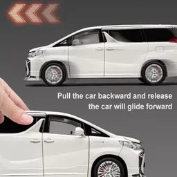 manaki enterprise 1:18 Scale Big Toyotaa Alphard Alloy Car Diecast Toy Vehicles Car Model image 5