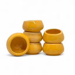 voidrop Ceramic Sauce Bowl and Mini Dip Bowl for Serving Chutney, Salsa, Pickle, Green Chilli Sauce image 3