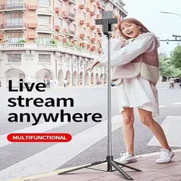 TABARET NEW Portable Selfie Stick Tripod with Bluetooth Remote, Tripod Stand, Stick Tripod image 3