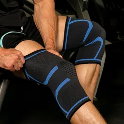 leosportz (1pair) of Sports Pain Relief knee sleeve knee cap knee guard Knee Support image 4