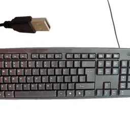 ANJO USB Keyboard Wired with Anti Noise & UV Coated 104 Keys Wired USB Standard Multi-device Keyboard Compatible with Desktop, Laptop, Mac-image-29