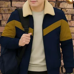 mia fashion Men Solid Casual Jacket image 4