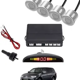 peeps store Universal 4 Silver Reverse Parking Sensor-AP25A152 Universal 4 Silver Reverse Parking Sensor-AP25A152 Parking Sensor-picture-21