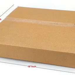 mmtool products Corrugated Cardboard 5 Ply Plain Box Size 18"x18"x3" Inches Packaging Box image 3
