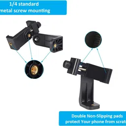 Wanzhow Mount Adapter Adjustment tripod Mount Vertical Horizontal for Video Recording Tripod, Tripod Clamp, Tripod Bracket, Monopod image 5