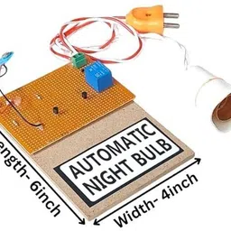 erhindia LDR Automatic Night Lamp Science Project Kit for School Kids Working Model Use image 2