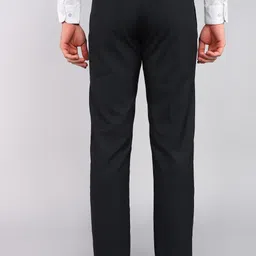arrow Men Regular Fit Black Polyester Trousers image 4