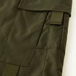 pitzz Solid Men Dark Green Cargo Shorts image 5