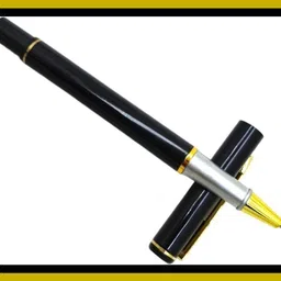parmarth enterprises 801 Executive Black Color Metal Body Gift Pen With Gold Plated Clip Ball Pen-picture-40