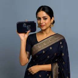 artklim Party, Casual Black, White Clutch image 2