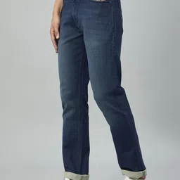 duke Men Regular Mid Rise Green Jeans image 3