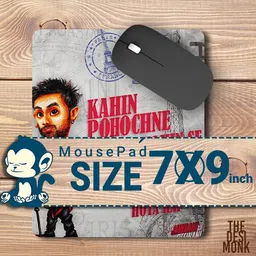 The Desi Monk YJHD Anti Skid Mouse Pad for Laptops and Computers Non Slip Base Mousepad image 5