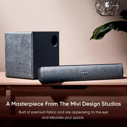 Mivi Fort S36 With Subwoofer, BT V5.3 Sound bar 36 W Bluetooth Soundbar image 5