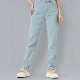 flying machine Women Regular High Rise Blue Jeans image 1