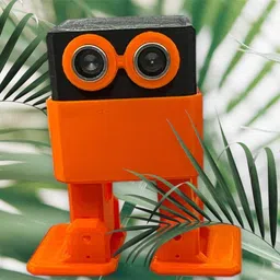 auto botix OTTO Dancing Bot 3D Printed DIY kit Orange Colour 3D Printed Parts Only Educational Electronic Hobby Kit-picture-10