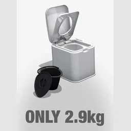 mobility junction Supremo Absolute Easy To Use Portable Commode/Toilet Seat Easy To Carry Commode Chair image 4