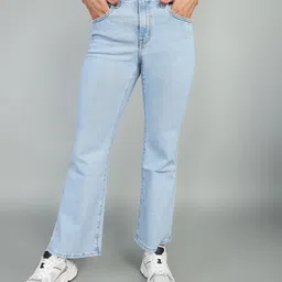725 Women Boot-Leg High Rise Blue Jeans-image-33