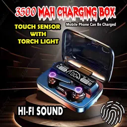 crecro M19 bluetooth earbuds headset wireless earphone 5.3 LED Display M10 Q286 Smart Headphones-picture-13