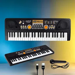 just97 61-Keys Musical Piano with Mic for Kids Analog Portable Keyboard For Kids_A457-picture-35