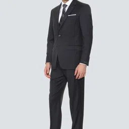 louis philippe Men 2 Piece Solid Suit image 5