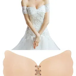 Silicone Adhesive Stick on Strapless Backless Bra 033 Nursing Breast Pad-image-19