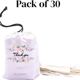 blanked Women White Potli image 1