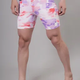 apraa & parma Printed Swimming Men Shorts Printed Men Swim Bottom Multicolor Swimsuit image 3
