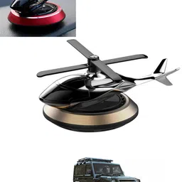 maties Solar Power Auto Rotation Helicopter Interior Decoration Perfume For Car-129 Car Air Purifier-picture-12
