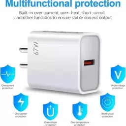 MBrix 67 W SonicCharge Wall Charger for Mobile with Detachable Cable image 4