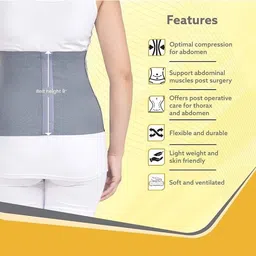 oliver abdominal belt after delivery for tummy reduction/surgery tummy reduction Abdominal Belt image 5