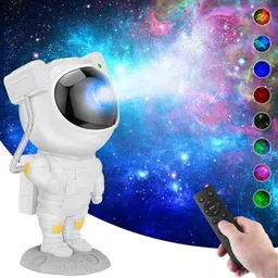 kd sapra Galaxy Light Astronaut Space Star Projector Nebula 360? Adjustable Head Night Lamp-picture-11
