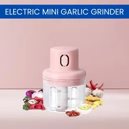 guggu Mini Rechargeable Chopper, Electric Chopper for Onion, Garlic and VegetableB44 Electric Vegetable & Fruit Chopper-picture-21