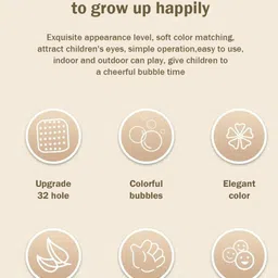 joyhub Bubble Solution Indoor and Outdoor Toddlers Bubble Launcher Machine image 5