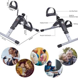 suvaniq Foldable Mini Pedal Exerciser Cycle with Digital Display for Home Fitness Mini Pedal Exerciser Cycle image 2