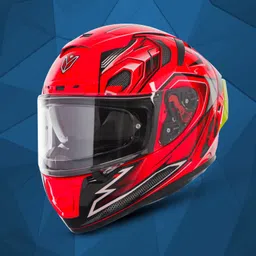 ignyte IGN-4 Racer ISI/DOT Certified Full Face Graphic Helmet with Inner Sun Shield Motorbike Helmet image 3