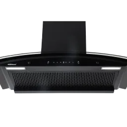 Sunflame Genial 90cm 1350m3/hr Ducted Auto Clean Wall Mounted Chimney with Motion Sensor Control (Black) image 4