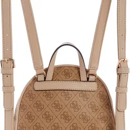 guess Women Brown Printed Backpack with Zip Closure Backpack image 2