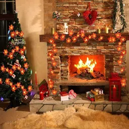 trendx 14 LEDs 3 m Yellow Steady Leaf Rice Lights image 4