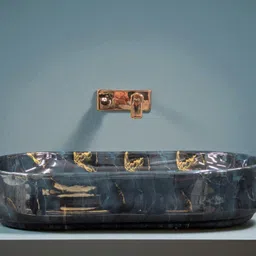 delta Premium Designer Ceramic Wash basin (28x14)(M78) (28*14*5) (M78) Glossy Table Top Basin-picture-27