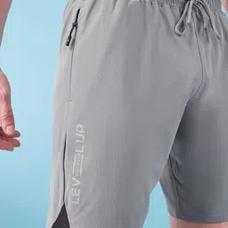 technosport Pack of 2 Solid Men Multicolor Sports Shorts image 3