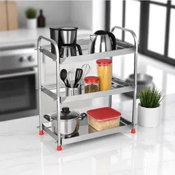 vk 15 collection Stainless Steel Kitchen Trolley image 5