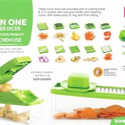 ladu creation by super mom supermom 14 in 1 chopper Vegetable & Fruit Chopper image 3