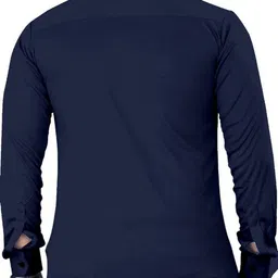 jessnx Men Regular Fit Solid Spread Collar Casual Shirt image 2