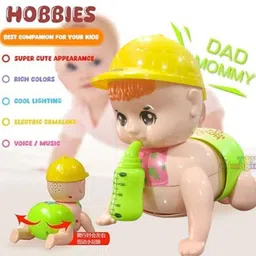 mickmart Crawling Baby Toy with Bottle | Musical Light-Up Toy for Toddlers image 5