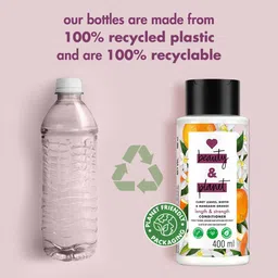 love beauty and planet Curry Leaves, Biotin & Mandarin Paraben Free conditioner for long & strong hair image 4