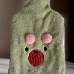 da novira Premium Hot Water Rubber Bag with Soft Plush Cover For Cramp_Back Pain Relief Non-Electrical 2 L Hot Water Bag-picture-23