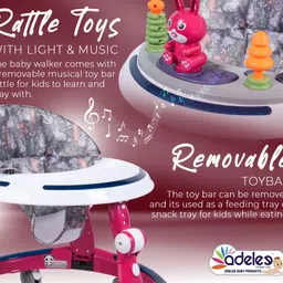 odelee Musical Activity Walker With Parent Rod image 3