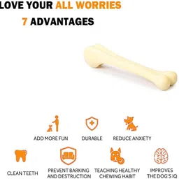 kyc High Quality Teething Chewing Training Hard Nylone Toy Bone - Adult & Large Dogs Nylon Chew Toy For Dog image 3